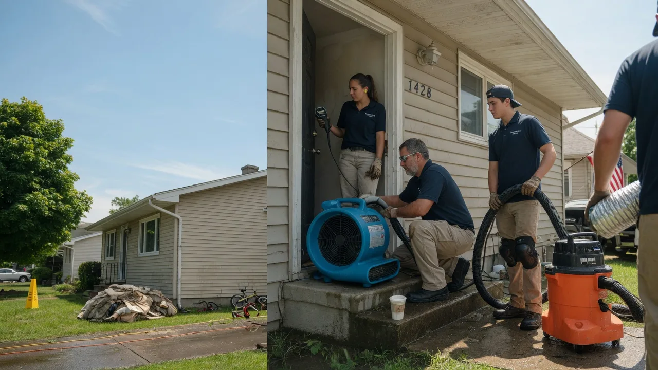 Water Damage Restoration in Christiansburg, OH near me